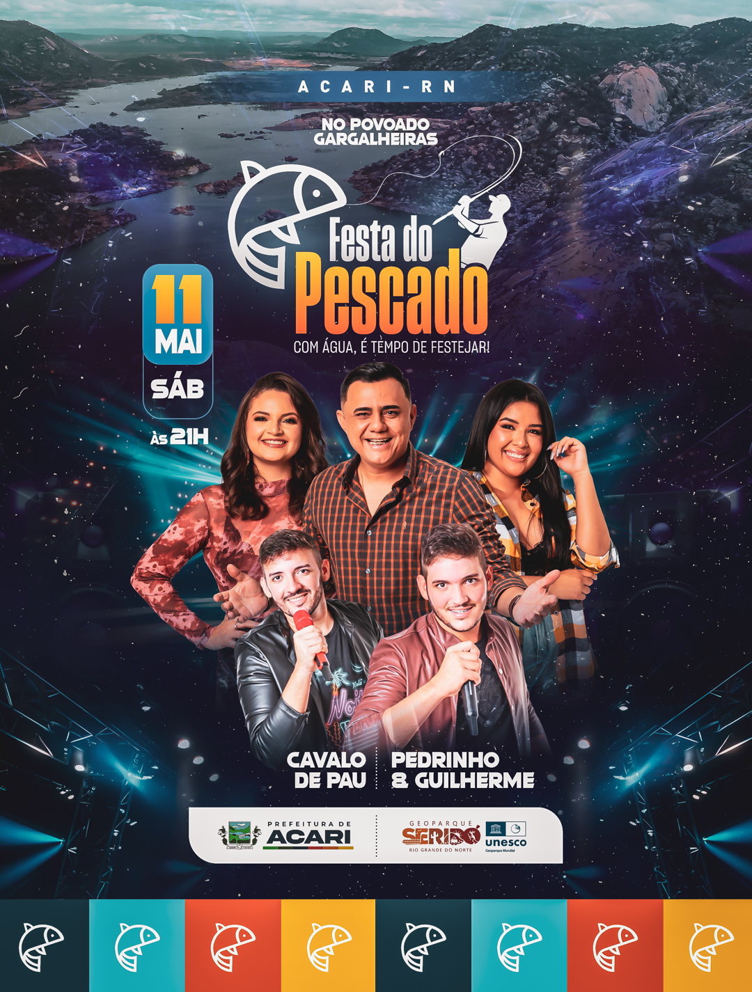 Guilherme & Pedrinho e Forró Cavalo de Pau serão atrações na Festa do  Pescado em Acari – Wllana Dantas