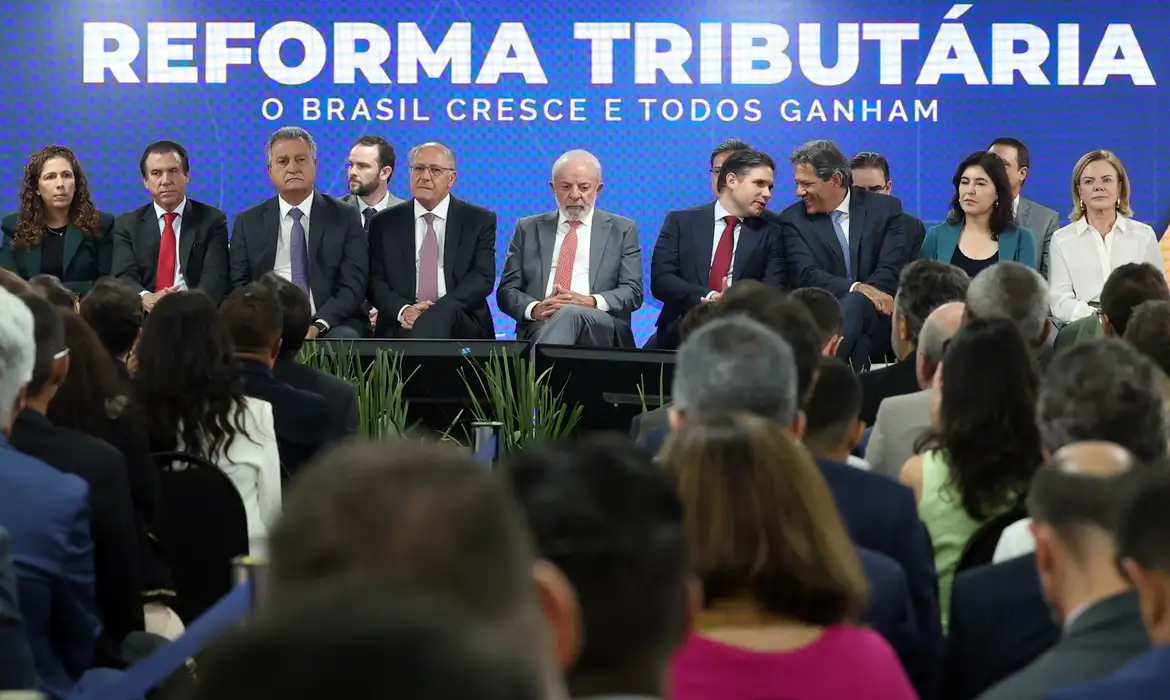Brasília (DF), 13/01/2026 - O presidente da República, Luiz Inácio Lula da Silva, participa do lançamento da plataforma digital da Reforma Tributária, na sede do Serviço Federal de Processamento de Dados (Serpro). Foto: Valter Campanato/Agência Brasil