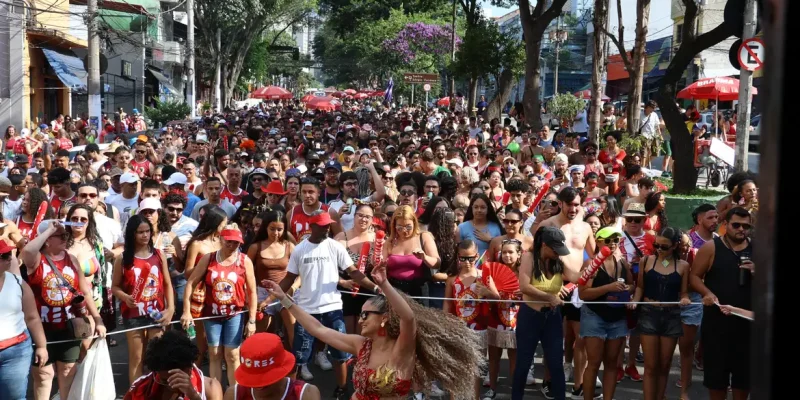 São Paulo (SP), 02/03/2025 - Bloco carnavalesco Os Piores desfila na rua Rui Barbosa, em Bela Vista. Foto: Rovena Rosa/Agência Brasil
