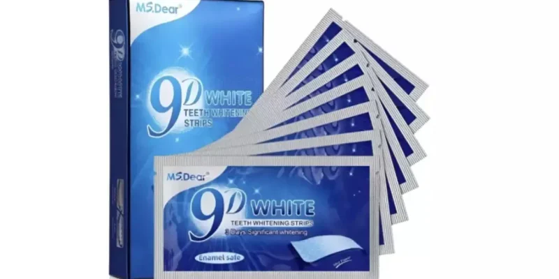 Brasília (DF), 28/01/2026 - Fita de clareamento dental 9D White Teeth Whitening Strips. Foto: VM Global Trade/Divulgação