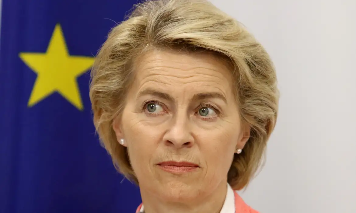 Ursula Leyen, União Européia. REUTERS/Yiannis Kourtoglou/File Photo