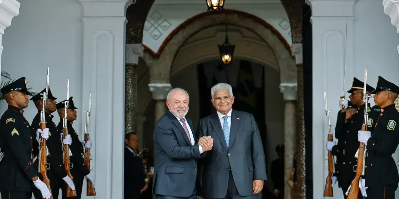 Cidade do Panamá, 28/01/2026 - Presidente da República, Luiz Inácio Lula da Silva, durante reunião com o Presidente da República do Panamá, José Raúl Mulino, Palácio Presidencial. Foto: Ricardo Stuckert/PR