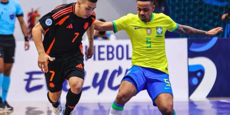 Brasil empata em 2 a 2 na estreia da Copa América de futsal - em 24/01/2026