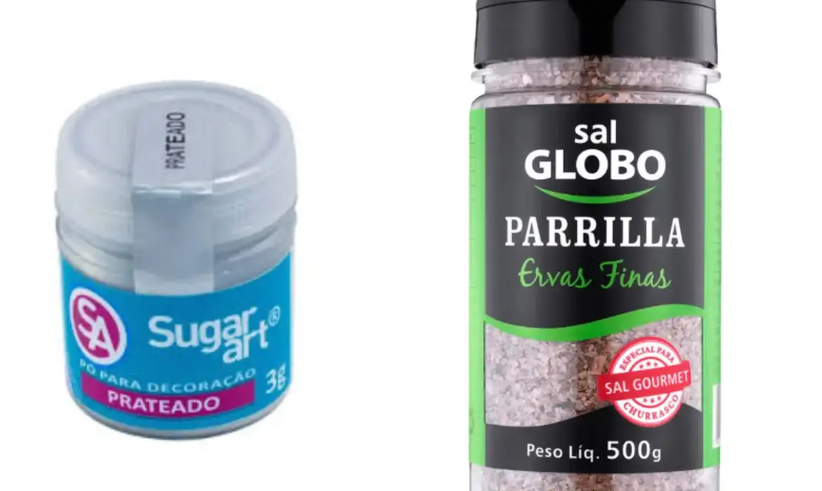 27/01/2026 - Anvisa suspende marcas de sal grosso e pó para decoração usados em alimentos. Madi Comércio e Indústria de Artigos para Festas
- Sal Grosso Iodado (Ervas Finas) da marca Globo, fabricado pela Brasisal Alimentos Ltda. Foto: Reprodução Ecommerce/Internet