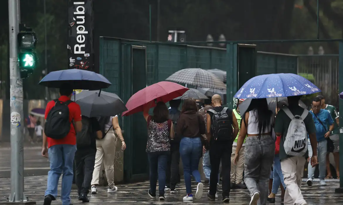 São Paulo (SP), 11/03/2025 - Mudança de tempo provoca  chuva na cidade. Foto: Paulo Pinto/Agência Brasil
