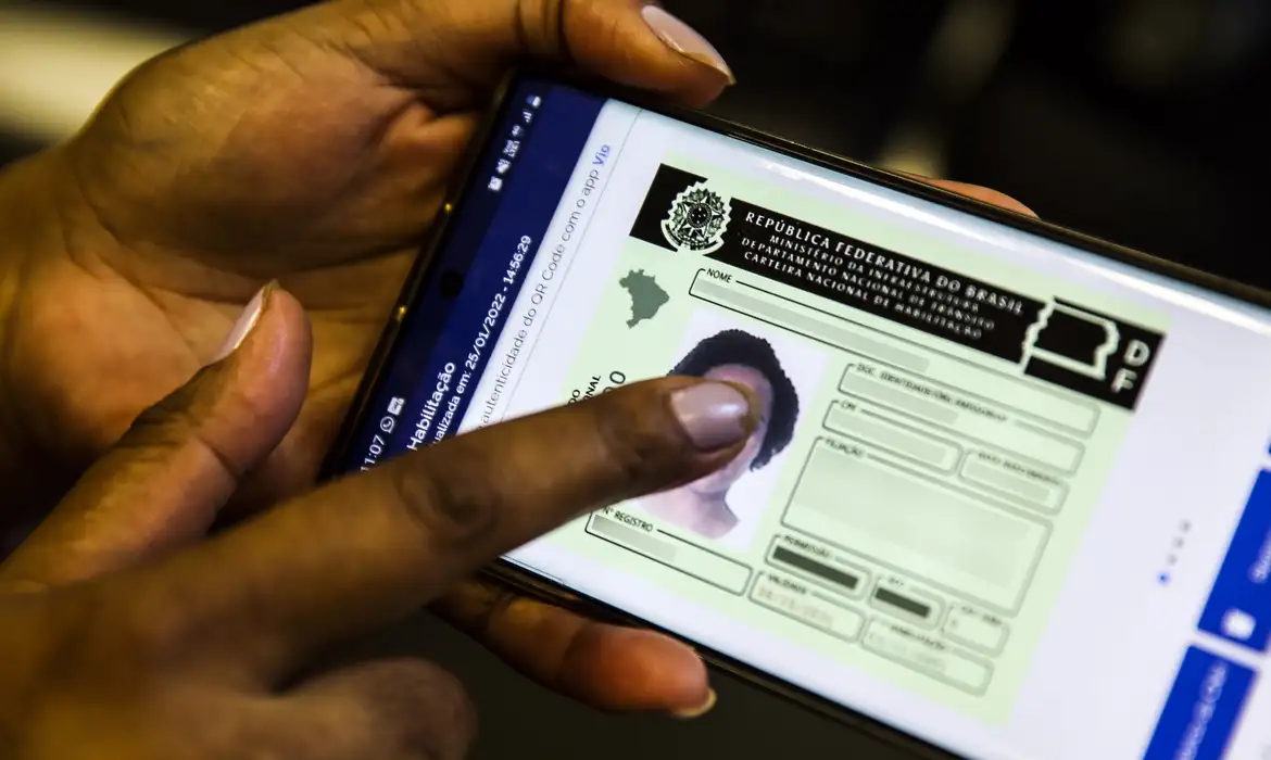 CNH Digital,Carteira de Trânsito para Celular, Carteira Nacional de Habilitação