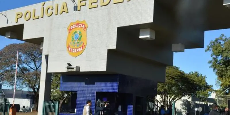 Fachada da sede da Polícia Federal