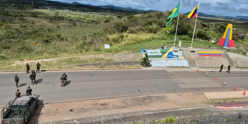 Brasília (DF), 03/01/2026 -  Vista da entrada da fronteira Venezuela - Brasil em Pacaraima.
Foto: Jean Oliveira/Arquivo pessoal