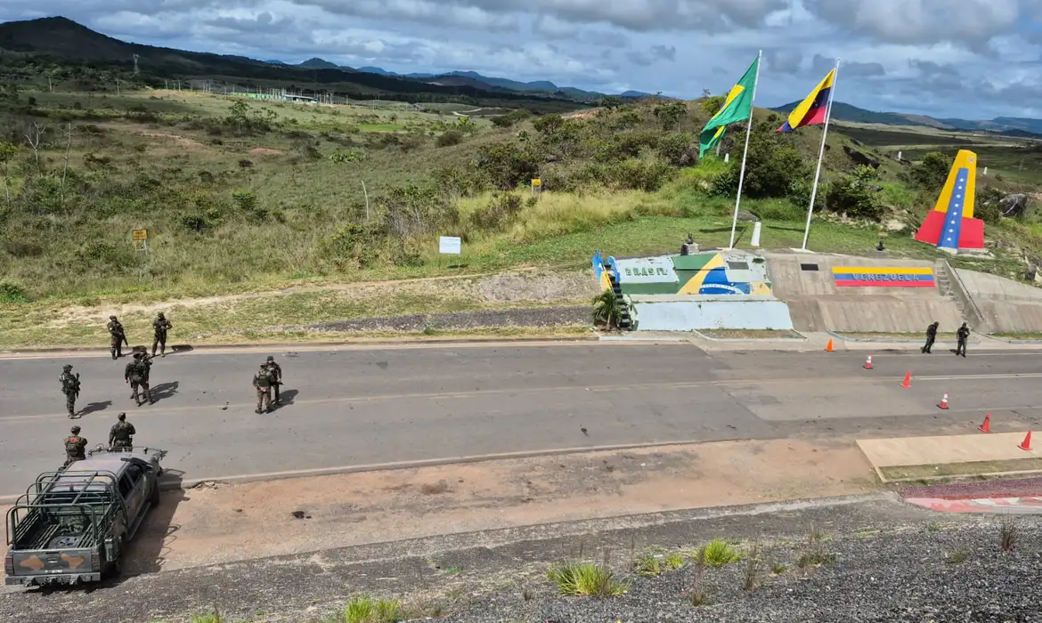 Brasília (DF), 03/01/2026 -  Vista da entrada da fronteira Venezuela - Brasil em Pacaraima.
Foto: Jean Oliveira/Arquivo pessoal