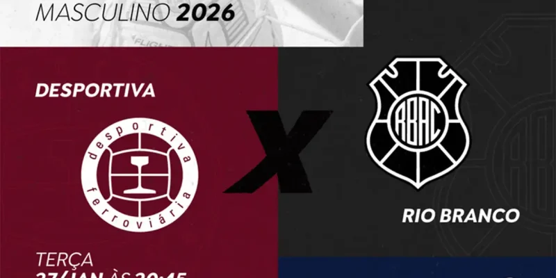 Brasília (DF), 26/01/2026 - A TV Brasil exibe, nesta terça-feira (27), o confronto entre Desportiva Ferroviária e Rio Branco-ES pelo Campeonato Capixaba 2026. A partida vai ao ar para todo o país, com sinal gerado pela emissora parceira TVE Espírito Santo, integrante da Rede Nacional de Comunicação Pública (RNCP).  Arte/Agência Brasil