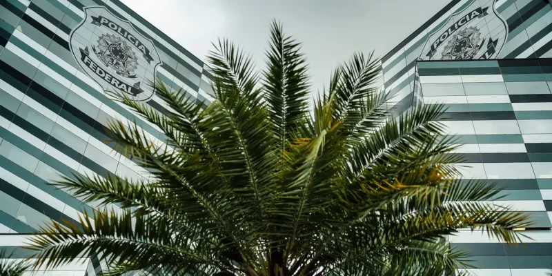 Brasília (DF), 22/02/2024, Fachada do Prédio da Polícia Federal em Brasília.  Foto: Rafa Neddermeyer/Agência Brasil