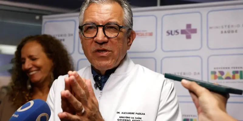 Rio de Janeiro (RJ), 22/01/2026 - O ministro da Saúde, Alexandre Padilha, participa da inauguração do novo ambulatório de Oncologia Pediátrica, espaço para  cuidado ao câncer infantojuvenil do SUS, no Instituto Nacional do Câncer (INCA).  Foto: Tânia Rêgo/Agência Brasil