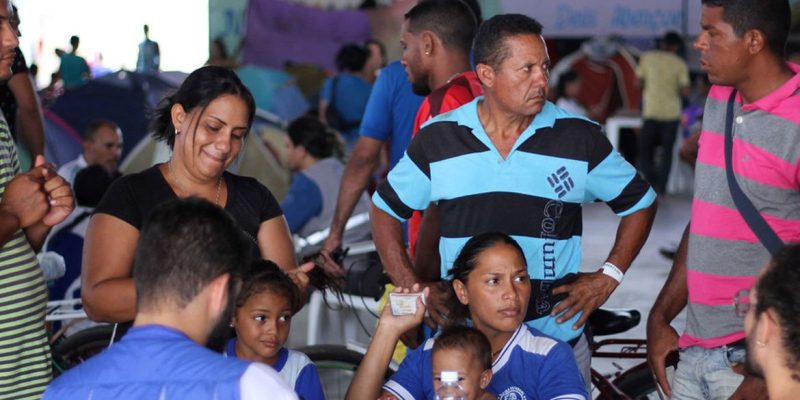 Refugiados venezuelanos no Brasil