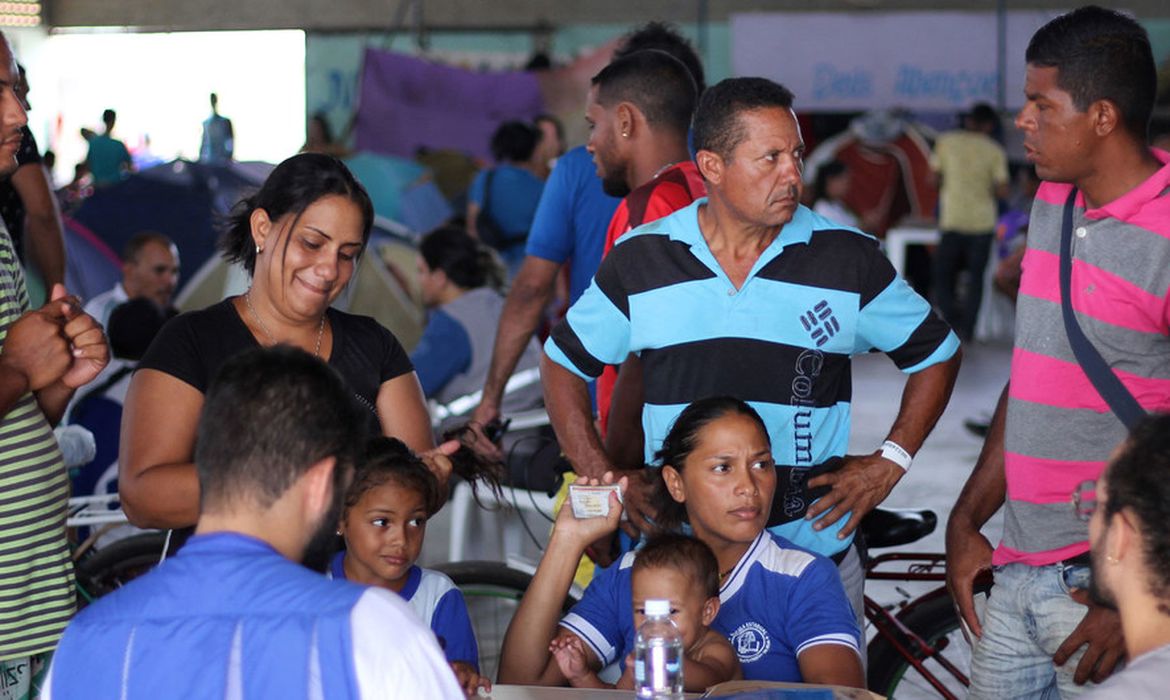 Refugiados venezuelanos no Brasil