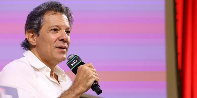 São Paulo (SP), 07/02/2026 - O ministro da Fazenda, Fernando Haddad, lança o livro Capitalismo Superindustrial pela Companhia das Letras no Sesc 14 Bis. Foto: Rovena Rosa/Agência Brasil