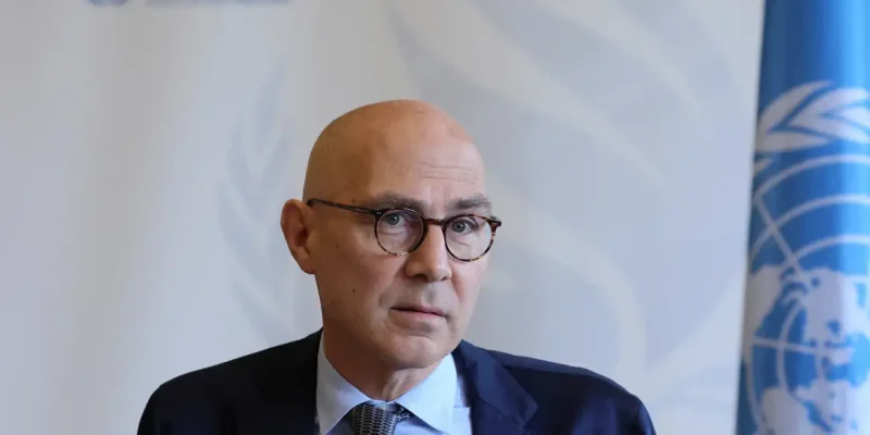 Alto-comissário da ONU para os Direitos Humanos, Volker Turk, em Genebra