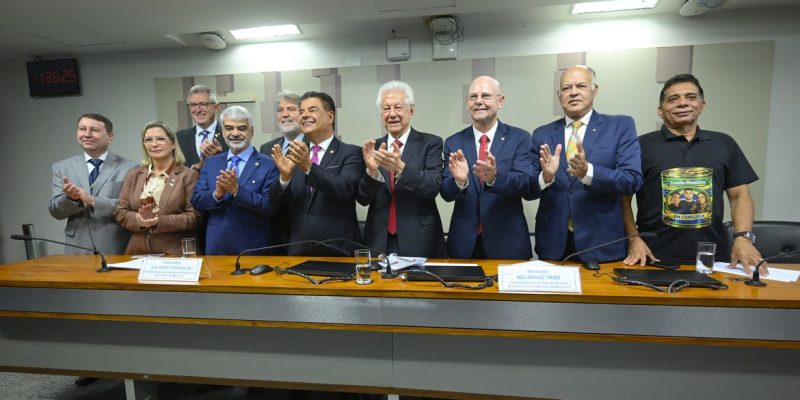 Brasília (DF), 24/02/2026 - Reunião da Representação Brasileira no Parlamento do Mercosul (CPCMS) para apreciação da MSC 93/2026, no Senado Federal. Foto: Andressa Anholete/Agência Senado