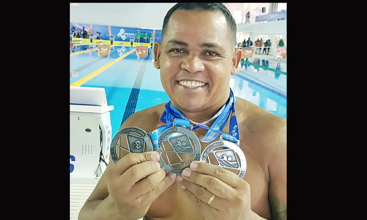 Brasília (DF), 08/02/2026 – nadador paralímpico Adriano Gomes de Lima.
Foto: Adriano Gomes de Lima/Instagram