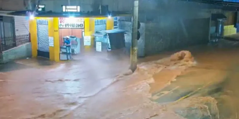 Brasília 24/02/2026 - Chuvas em Juiz de Fora.
Frame Prefeitura de Juiz de Fora/Divulgação