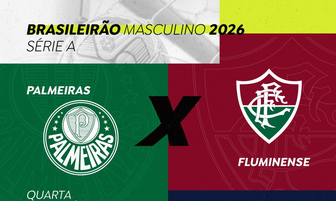 Brasília (DF), 25/02/2026 - Rádio Nacional transmite o confronto entre Palmeiras e Fluminense nesta quarta.
Arte EBC