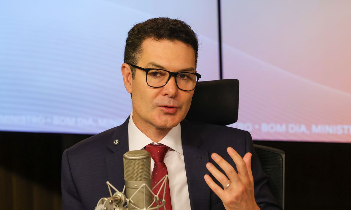 Brasília (DF) 24/02/2026 - O ministro das Cidades, Jader Filho, participa do programa Bom Dia, Ministro. Foto: Fabio Rodrigues-Pozzebom/ Agência Brasil