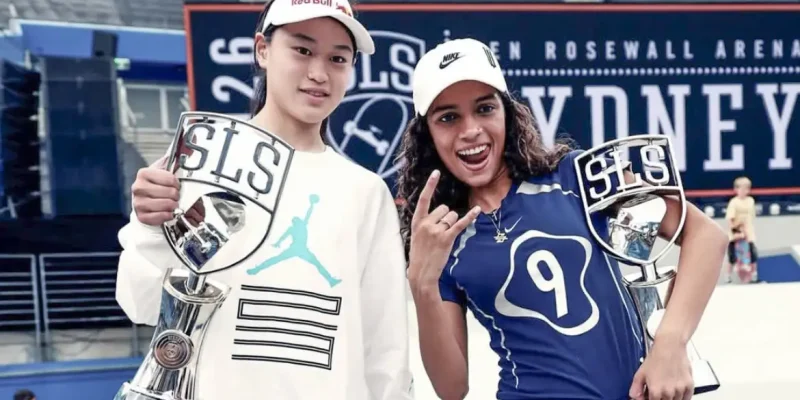 Brasília 15/02/2026  - Rayssa Leal vence primeira etapa do circuito mundial de skate.
Foto: SLS/Divulgação