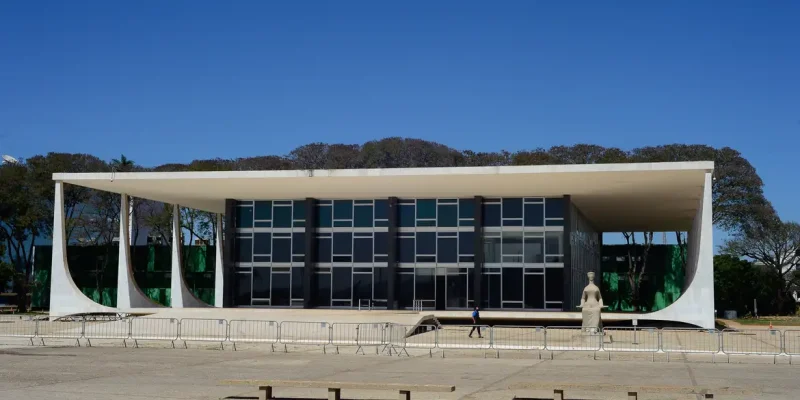 Fachada do edifício sede do Supremo Tribunal Federal - STF