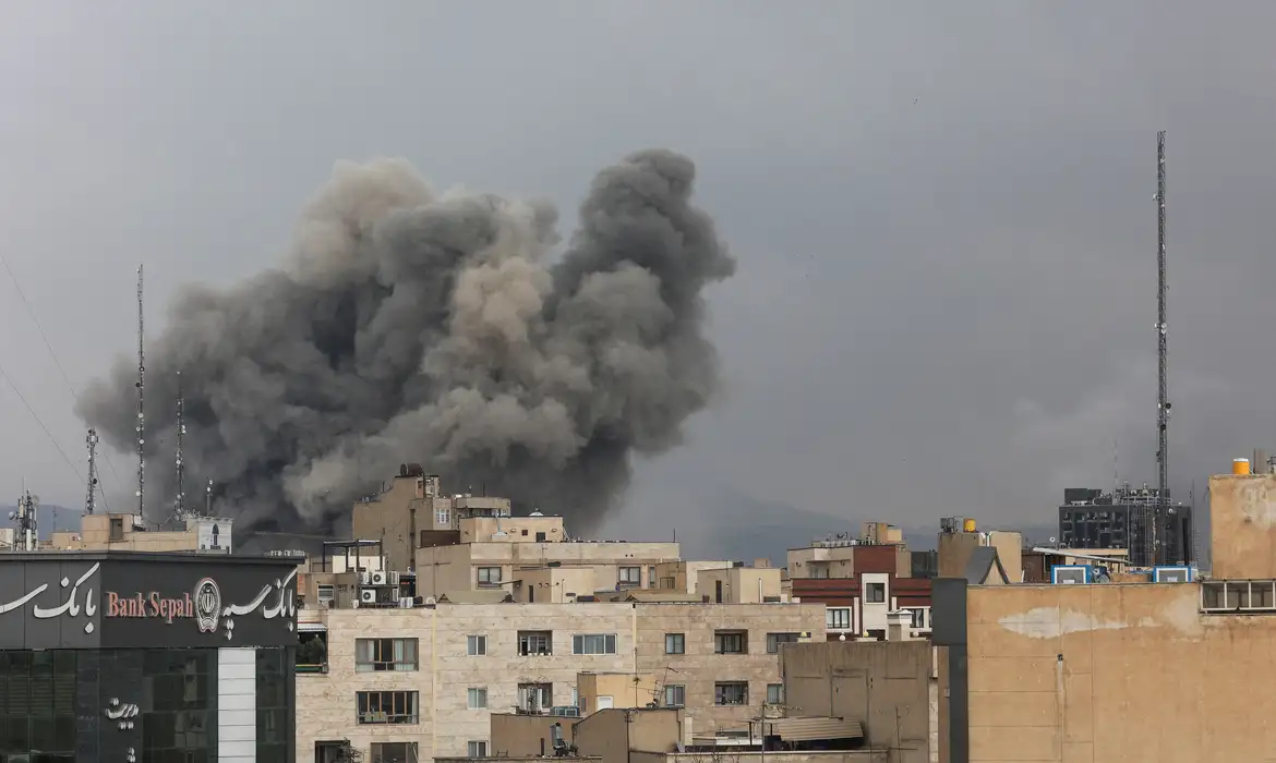 Smoke rises following an explosion, after Israel and the U.S. launched strikes on Iran, amid the U.S.-Israel conflict with Iran, in Tehran, Iran, March 2, 2026. Majid Asgaripour/WANA (West Asia News Agency) via REUTERS ATTENTION EDITORS - THIS PICTURE WAS PROVIDED BY A THIRD PARTY