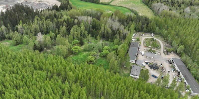 A drone view of a data centre campus of the AI infrastructure firm Nebius and Finnish developer Polarnode, ahead of the start of its construction, in a forest area in Pajarila, Lappeenranta, Finland May 26, 2025. Polarnode/Handout via REUTERS    THIS IMAGE HAS BEEN SUPPLIED BY A THIRD PARTY  MANDATORY CREDIT