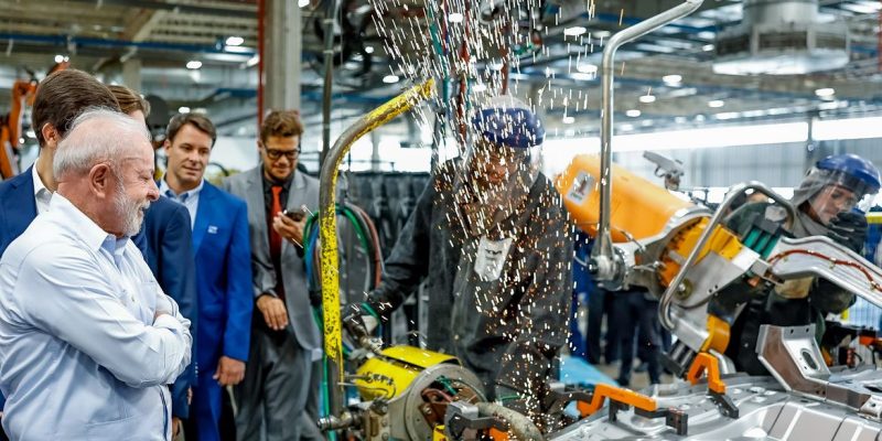 Anápolis (GO), 26/03/2026 - Presidente da República, Luiz Inácio Lula da Silva, durante visita à fábrica da CAOA. Foto: Ricardo Stuckert/PR