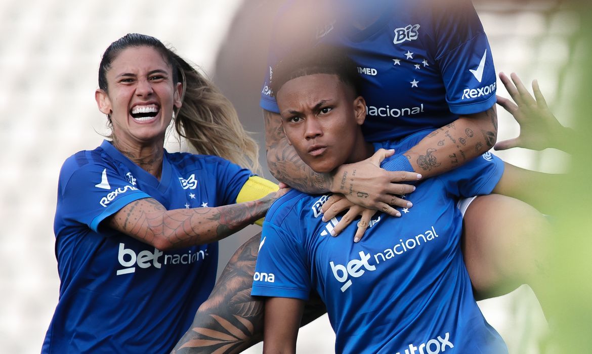 Belo Horizonte (MG), 14/03/2026 - Lance de jogo entre Atlético-MG e Cruzeiro válido pelo Campeonato Brasileiro de Futebol Feminino 2026. Foto: Gustavo Martins/Cruzeiro