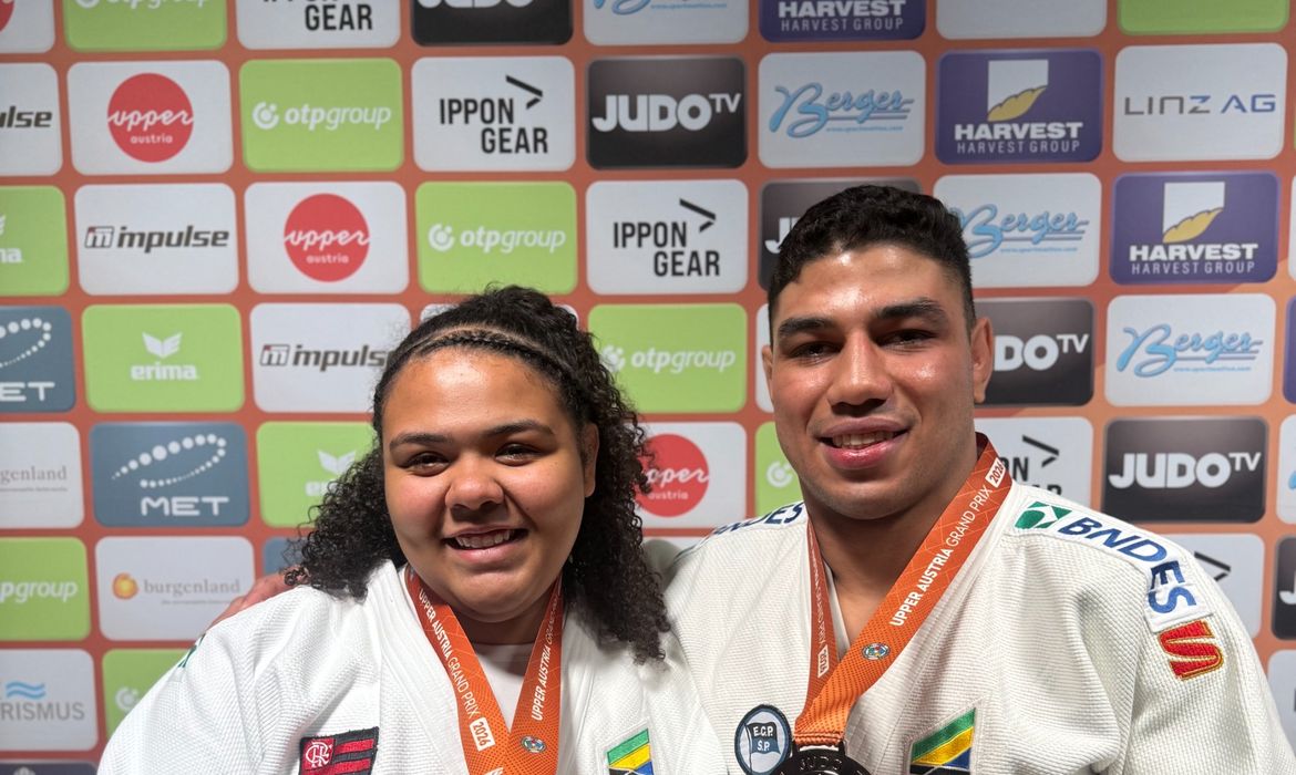 Grand prix da Áustria 2026 -  judô - , Giovanna Santos é prata e Giovanni Ferreira bronze - em 08/03/2026
