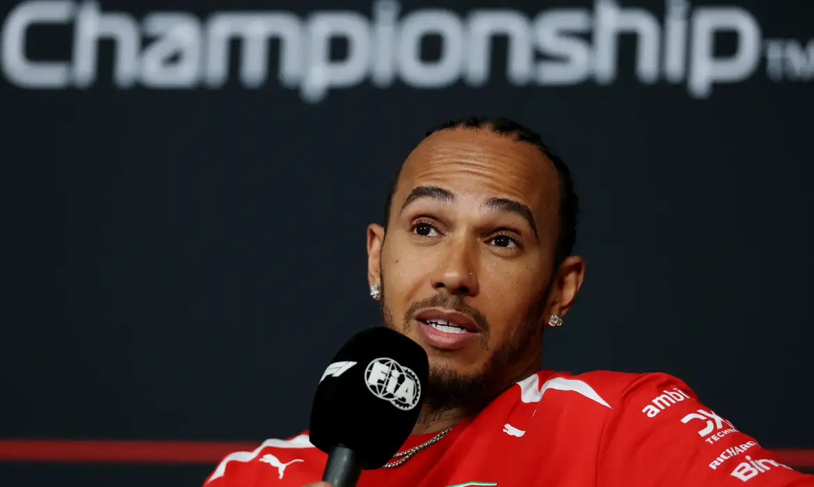 Hamilton em Melbourne
 5/3/2026   REUTERS/Hollie Adams