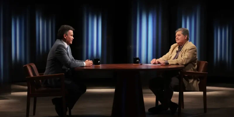 São Paulo (SP), 19/03/2026 - Promotor de Justiça, Lincoln Gakiya, participa do programa Na Mesa com Datena. Foto: Paulo Pinto/Agência Brasil