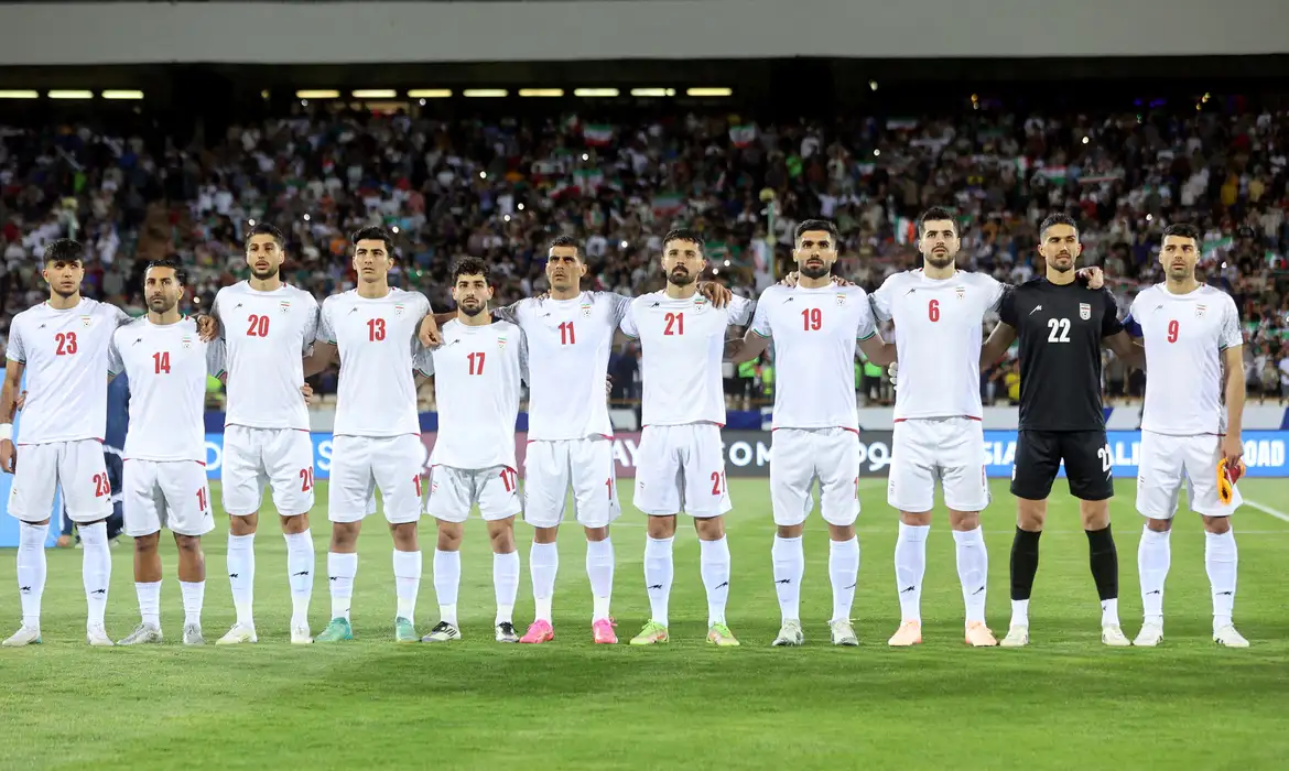 Seleção do Irã antes de jogo contra Coreia do Norte
 10/6/2025   Majid Asgaripour/WANA (West Asia News Agency)Majid Asgaripour