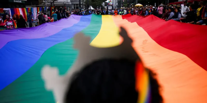 Parada anual do Orgulho LGBTQ+, em São Paulo