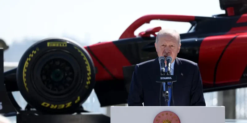 Presidente da Turquia, Tayyip Erdogan, fórmula 1