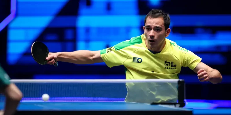 São Paulo - 06/07/2025 - Dirigente responsabiliza Hugo Calderano por imbróglio com visto
Sem poder competir nos EUA, brasileiro perderá competição importante. Foto: Divulgação/WTT