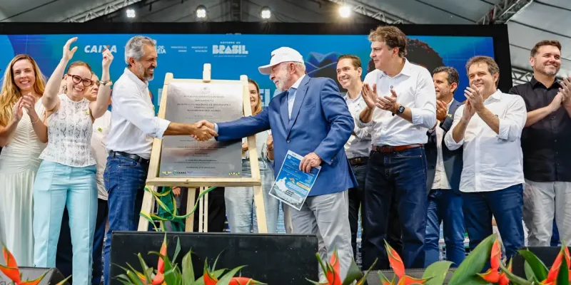 01.04.2026 - Presidente da República, Luiz Inácio Lula da Silva, durante cerimônia de inauguração das obras do campus do ITA Ceará e de celebração dos 2 anos do Programa Pé-de- Meia, na Base Aérea de Fortaleza - CE.

Foto: Ricardo Stuckert / PR