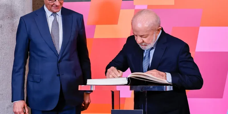 19.04.2026 – Presidente da República, Luiz Inácio Lula da Silva, durante cerimônia de Abertura da Feira Industrial de Hanôver. Theodor-Heuss-Platz 1-3, Alemanha.

Foto: Ricardo Stuckert / PR