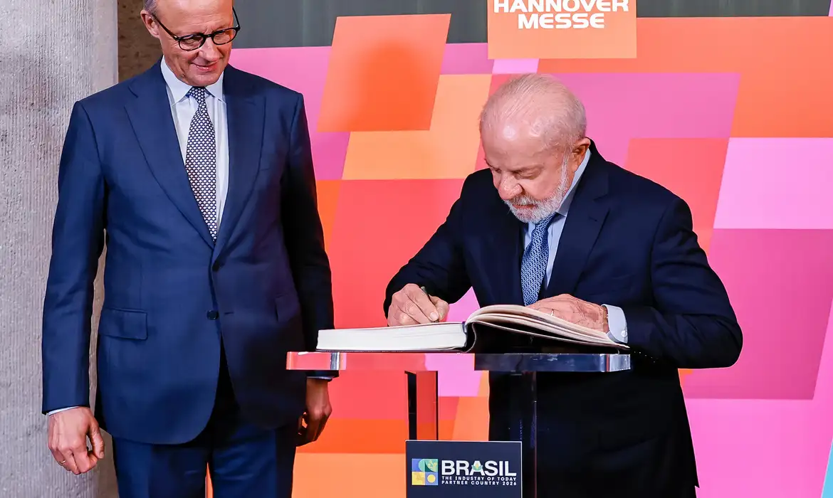 19.04.2026 – Presidente da República, Luiz Inácio Lula da Silva, durante cerimônia de Abertura da Feira Industrial de Hanôver. Theodor-Heuss-Platz 1-3, Alemanha.

Foto: Ricardo Stuckert / PR