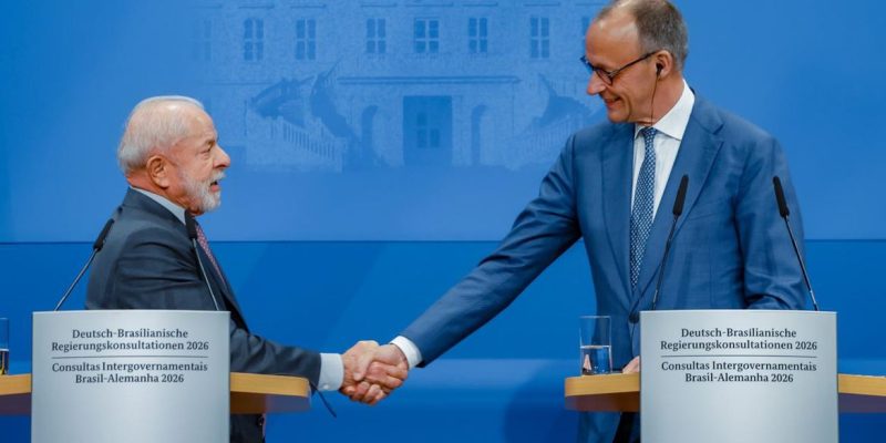 20.04.2026 – Presidente da República, Luiz Inácio Lula da Silva, durante Declaração conjunta à imprensa. Palácio de Herrenhause, Alemanha.

Foto: Ricardo Stuckert / PR