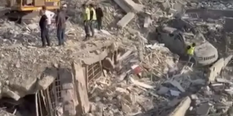 28/04/2026 - FAMÍLIA BRASILEIRA MORTA NO LÍBANO - Casa destruída da brasileira Manal Jaafar, de 47 anos, mãe do menino Ali Ghassan Nader, de 11 anos, e o pai da família, o libanês Ghassan Nader, de 57 anos. Foto: Manal Jaafar/Arquivo Pessoal