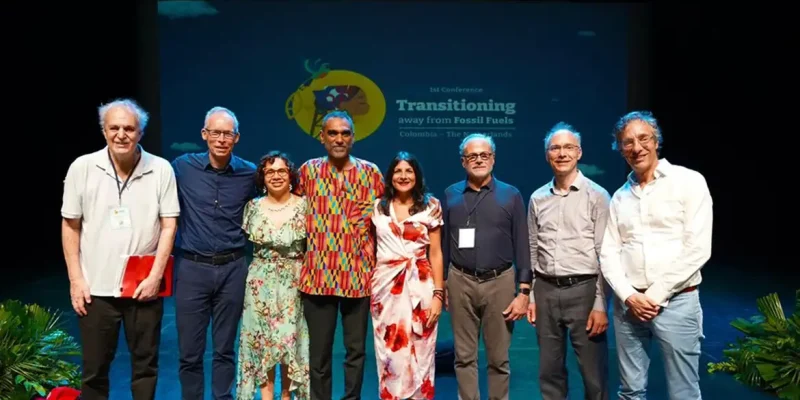 Santa Marta, 25/04/2026 - Um grupo de cientistas de diferentes áreas – como clima, economia e tecnologia – anunciou a criação do Painel Científico para a Transição Energética Global (SPGET) neste sábado (25), durante a Primeira Conferência Internacional sobre a Transição para Longe dos Combustíveis Fósseis. Foto: SPGET/Divulgação