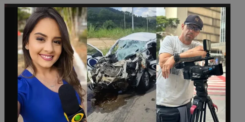 Brasília (DF), 17/04/2026 - Morte de equipe da Band MG:
Cinegrafista Rodrigo Lapa e a repórter Alice Ribeiro morreram após colisão frontal na BR-381.
Foto: jornalistassp/Instagram