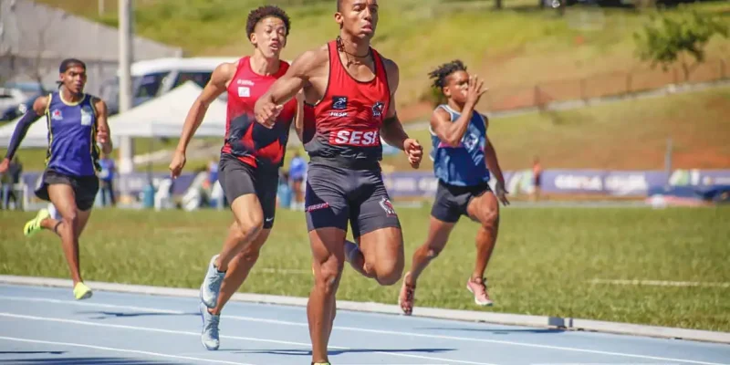 Brasília (DF),  11/04/2026 -  Erro de arbitragem impede quebra de recorde sul-americano nos 100 m.
Foto: Christian Correa/FPA