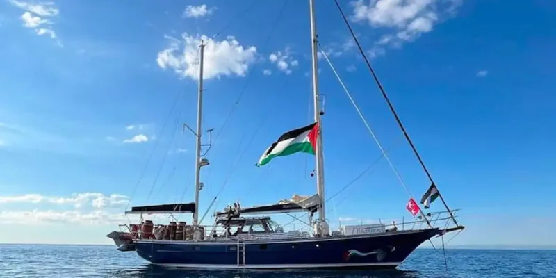 Brasília (DF), 07/06/2025 - Embarcação Madeleine, da Coalizão Flotilha da Liberdade. Foto: gazafreedomflotilla/Instagram