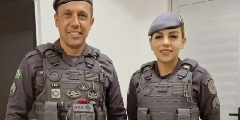 São Paulo (SP), 18/03/2026 - FOTO DE ARQUIVO - O Tenente-Coronel Geraldo Leite Rosa e sua ex-esposa, Gisele Alves Santana. Foto: Gisele Alves Santana/Instagram