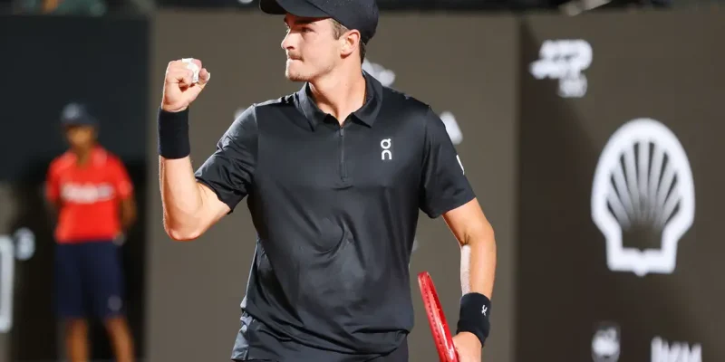 Brasília 18/02/2026 -  João Fonseca vence Thiago Monteiro em duelo brasileiro pelo Rio Open.
Foto: Fotojump/Rio Open