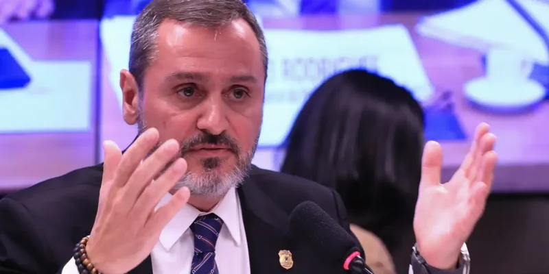 Brasília (DF), 09/07/2025  - Diretor-geral da PF,  Andrei Rodrigues,  durante audiência na Comissão de Segurança da Câmara. Foto: Lula Marques/Agência Brasil